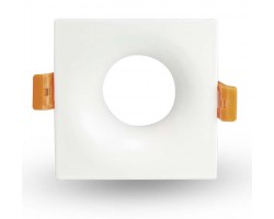 Foco fijo empotrar SPA02 Cuadrado 85x85mm, corte 70mm, para Lámpara GU10/MR16